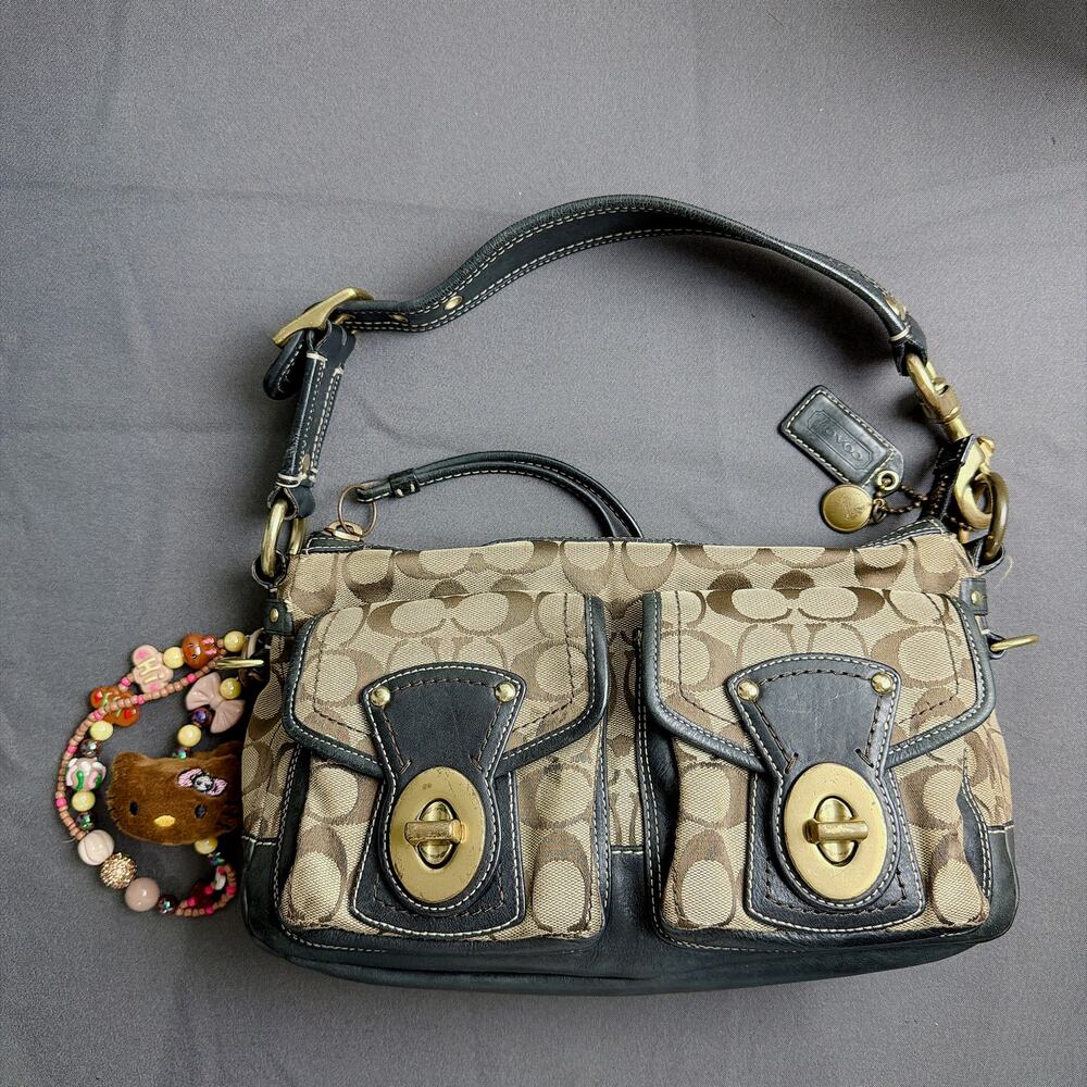 Coach Vintage Y2K Signature Legacy Shoulder Bag 10339